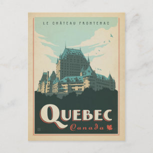 Spara datumet Quebec, Kanada Meddelande Vykort