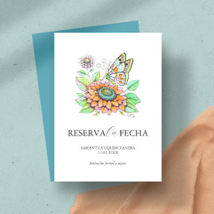 Spara datumet Quinceañeras Butterflies