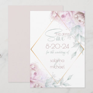 spara datumet Ro Cream Watercolor Peony