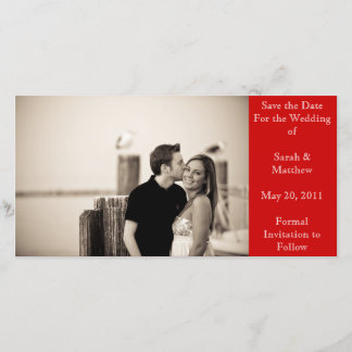 Spara datumet - rött