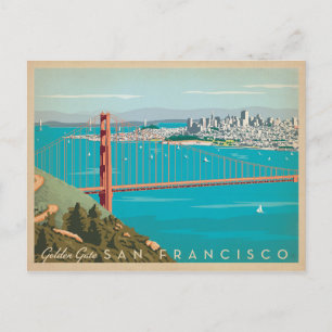 Spara datumet San Francisco, CA - Golden Grind Meddelande Vykort