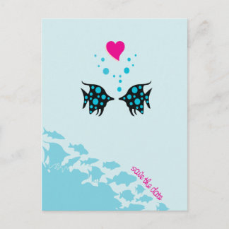 Spara datumet under sjön meddelande vykort