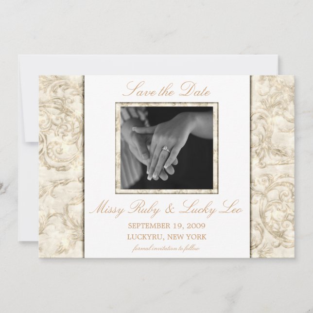 Spara datumet underrättelse inbjudningar (Framsida)