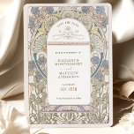 Spara datumet Vintage Art nouveau efter Mucha-inbj Inbjudningar<br><div class="desc">Art nouveau Vintage Spara datumkortet från bröllop från Alphonse Mucha i en blommigt, romantisk och visemisk design. Viktorianska blommor kompletterar klassisk konst deco typsnitt. Ange din anpassningsbar så är du klar. Om du vill ändra designen ytterligare klickar du på den blå knappen "Anpassa den". Tack så mycket för att du...</div>