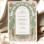 Spara datumet Vintage Art nouveau efter Mucha-inbj Inbjudningar<br><div class="desc">Art nouveau Vintage Spara datumkortet från bröllop från Alphonse Mucha i en blommigt, romantisk och visemisk design. Viktorianska blommor kompletterar klassisk konst deco typsnitt. Ange din anpassningsbar så är du klar. Om du vill ändra designen ytterligare klickar du på den blå knappen "Anpassa den". Tack så mycket för att du...</div>