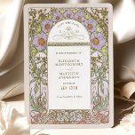 Spara datumet Vintage Art nouveau efter Mucha-inbj Inbjudningar<br><div class="desc">Art nouveau Vintage Spara datumkortet från bröllop från Alphonse Mucha i en blommigt, romantisk och visemisk design. Viktorianska blommor kompletterar klassisk konst deco typsnitt. Ange din anpassningsbar så är du klar. Om du vill ändra designen ytterligare klickar du på den blå knappen "Anpassa den". Tack så mycket för att du...</div>