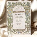 Spara datumet Vintage Art nouveau efter Mucha-inbj Inbjudningar<br><div class="desc">Art nouveau Vintage Spara datumkortet från bröllop från Alphonse Mucha i en blommigt, romantisk och visemisk design. Viktorianska blommor kompletterar klassisk konst deco typsnitt. Ange din anpassningsbar så är du klar. Om du vill ändra designen ytterligare klickar du på den blå knappen "Anpassa den". Tack så mycket för att du...</div>