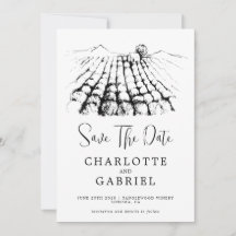 Spara datumet Winery Bröllop