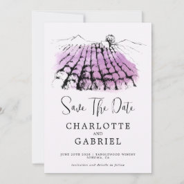 Spara datumet Winery Bröllop