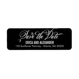 Spara datumetiketten Redigerbar Färg Returadress Etikett