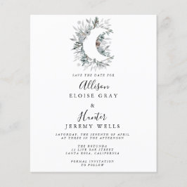 Spara datumFlyer för budgetberäkning Flygblad