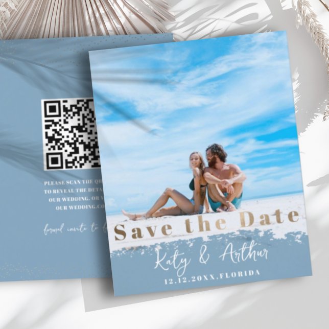 Spara datumfoto för Budgetfaux Guld (Skapare uppladdad)