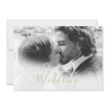 Spara datumfoto Guld Blommigt Ro Bröllop