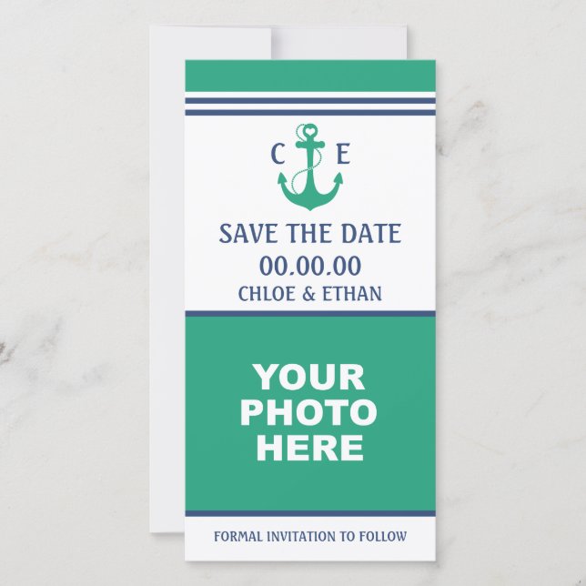 Spara datumfoto Nautiskt Spara Datumet (Framsida)