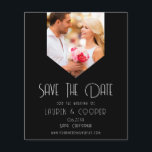 Spara datumfoto-Snyggten Modern enkel Bröllop Flygblad<br><div class="desc">Spara Date Snyggt Modern Simple Bröllopskort innehåller ditt favoritfoto med texten "Save the date" i modern calligraphy-skripttypografi. Perfekt för bröllop,  födelsedag,  babydusch,  årsdag firande och party. Designad för dig ©Evco Studio www.zazzle.com/store/evcostudio</div>