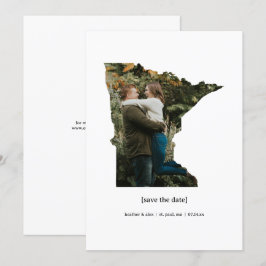 Spara datumfotokortet i Minnesota Datumet