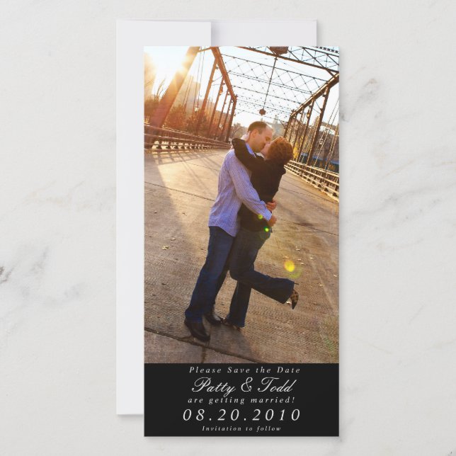 Spara datumfotokortet spara datumet (Framsida)