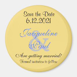 Spara datumgult Gult-blå magneter