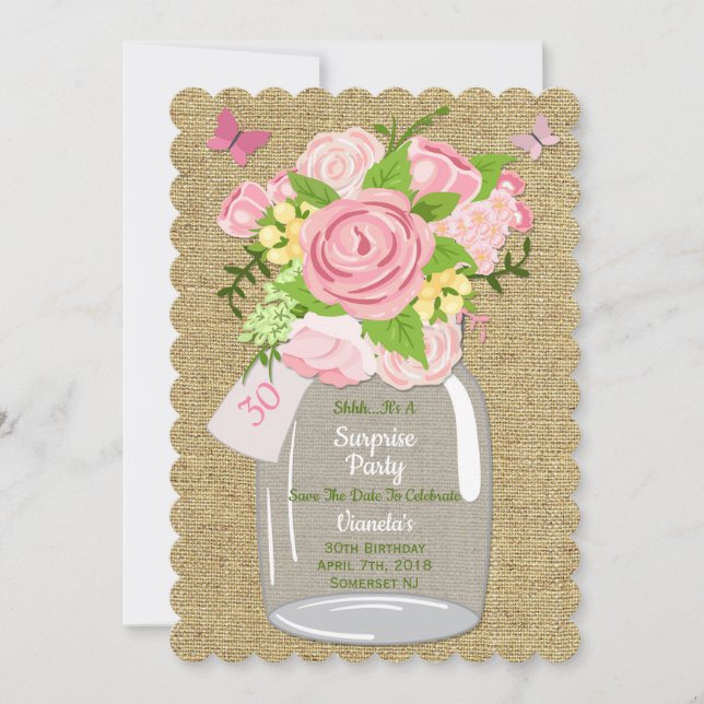 Spara datuminbjudan för Mason Burk Spara Datumet (Framsida)