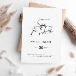 Spara datuminbjudan i det moderna klassiska skript datumet