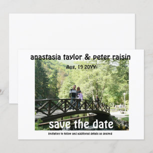 Spara datuminbjudan i fotot inbjudningar