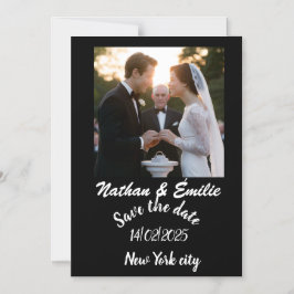 Spara datuminbjudan magnetisk inbjudningskort