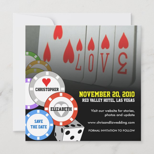 Spara datuminbjudan till Kärlek-kort 5 Datumet (Framsida)