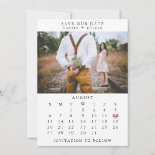 Spara datumkalender i fotot datumet