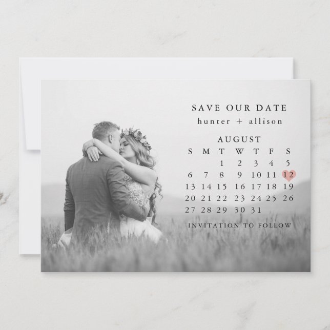 Spara datumkalender i fotot datumet (Framsida)