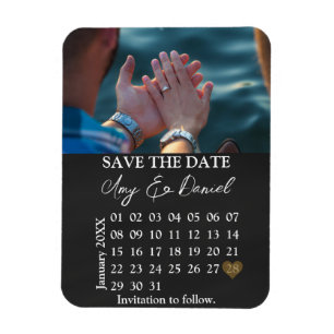 Spara datumkalender i Magnet