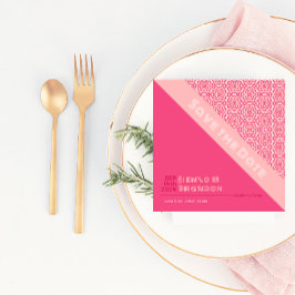 Spara datumkortet för det geometriska Ron Red Datumet