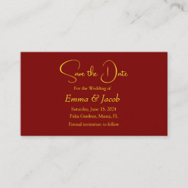 Spara datumkortet för guld mandala tilläggskort