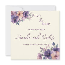 Spara datumkortet för rosa blommor