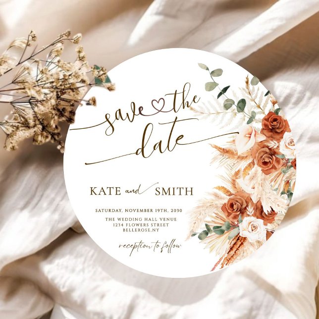 Spara datumkortet för träklipp inbjudningar (Skapare uppladdad)