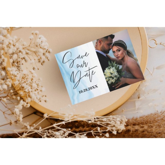 Spara datumkortet för vit markering spara datumet (Skapare uppladdad)