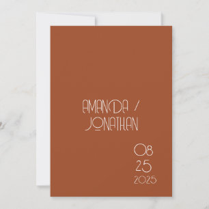 Spara datumkortet i modern Minimalistisk pastel Inbjudningar