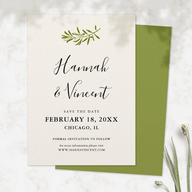 Spara datumkortet i Olive Gren | Elfenbenskusten Datumet (Skapare uppladdad)