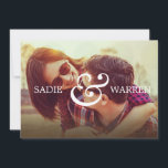 Spara datumkortet med fet stil spara datumet<br><div class="desc">Ett enkelt,  djärvt och modernt sätt att spara datumfotokortet</div>