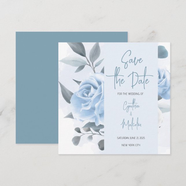 Spara datumkortet tack kort (Fram/baksida)