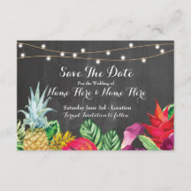 Spara datumkritan Rustic Aloha Tropical Ljus