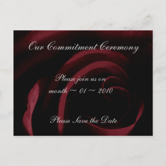 Spara datummallskortet för bröllopsinbjudan meddelande vykort