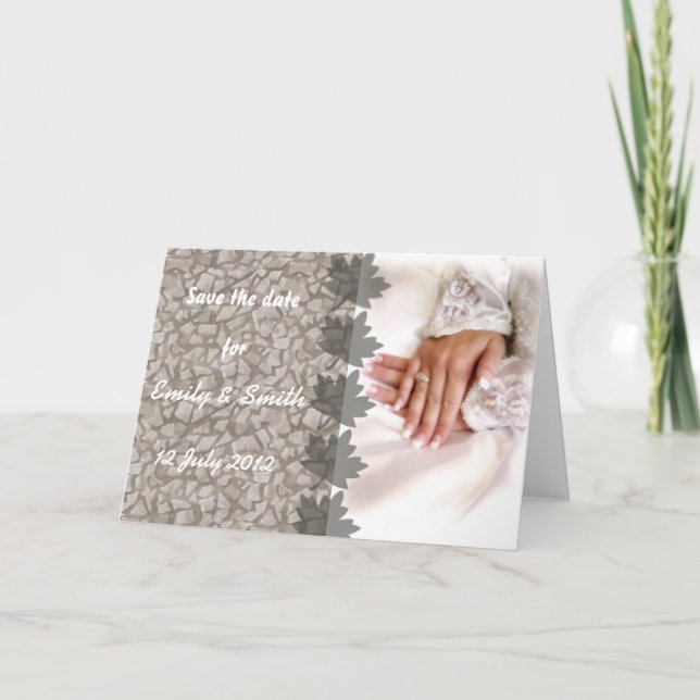 Spara datummarkeringen och vit lägg till ditt eget meddelande (Framsida)