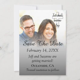 Spara datummeddelandet för fotofilter av Grått Spara Datumet