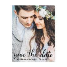 Spara datummodern Förlovning - vykort SB