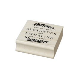 Spara datumparets Bröllop Stämpel