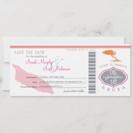 Spara datumpåstigningskortet till Aruba Datumet