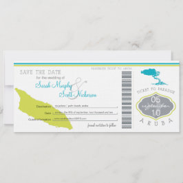 Spara datumpåstigningskortet till Aruba Datumet