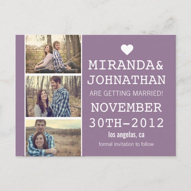 Spara datumpostkort med fetstil meddelande vykort (Framsida)