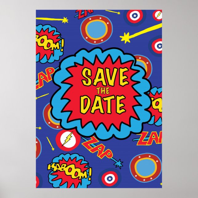 Spara datumseriehjältar poster (Framsidan)
