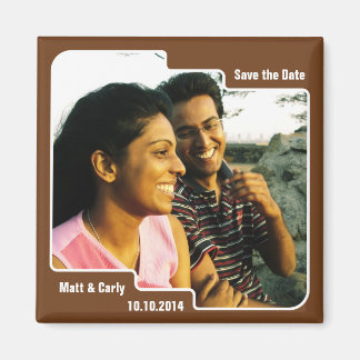 Spara datumskalet Brunt magnet